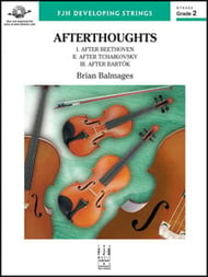 Afterthoughts Orchestra sheet music cover Thumbnail